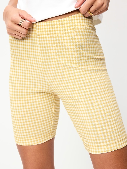 Image number 4 showing, High-Waisted Biker Shorts -- 8-inch inseam