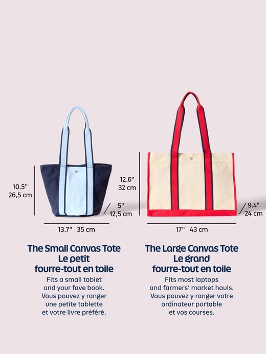 Image number 6 showing, Large Canvas Tote Bag
