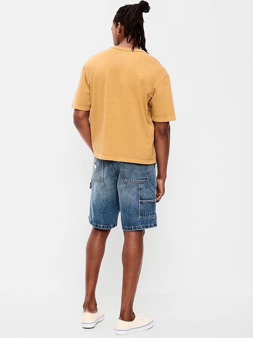 Image number 3 showing, Baggy Tech Carpenter Jean Shorts-- 10-inch inseam