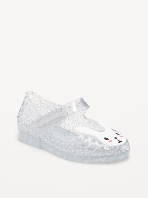 Image number 1 showing, Jelly Mary-Jane Flats for Toddler Girls