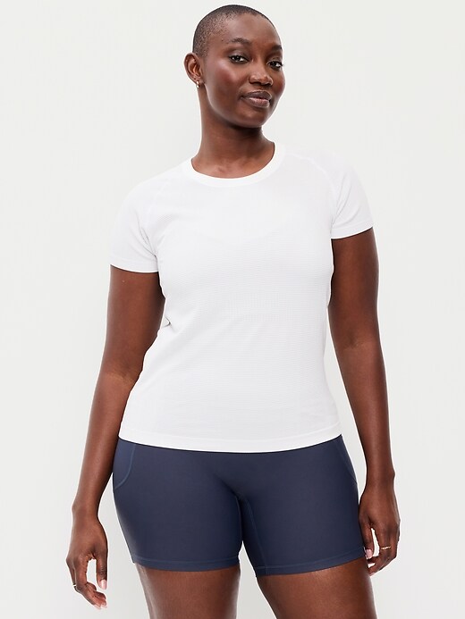Image number 5 showing, Seamless Fitted T-Shirt