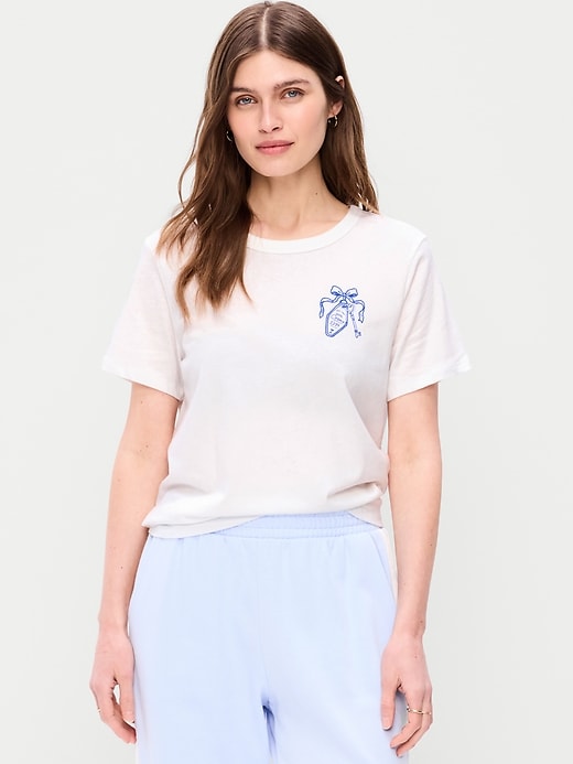 Image number 1 showing, EveryWear Crew-Neck Graphic T-Shirt