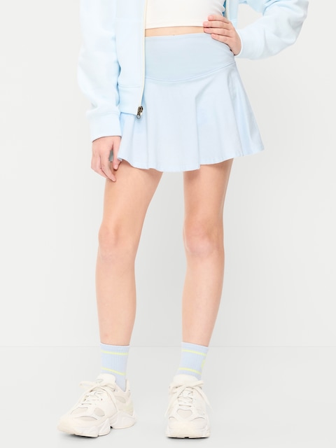 High-Waisted Performance Skort for Girls