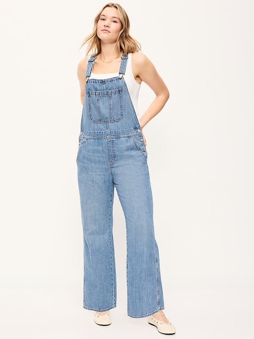 Image number 5 showing, Baggy Wide-Leg Overalls