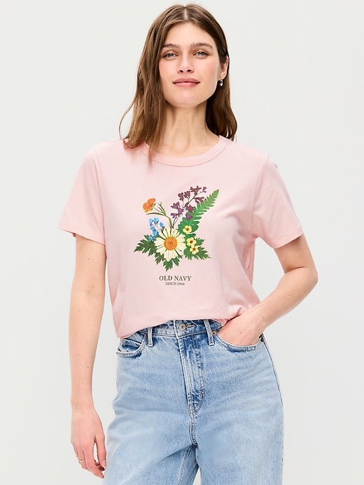 Image number 1 showing, Crew-Neck Logo-Graphic T-Shirt