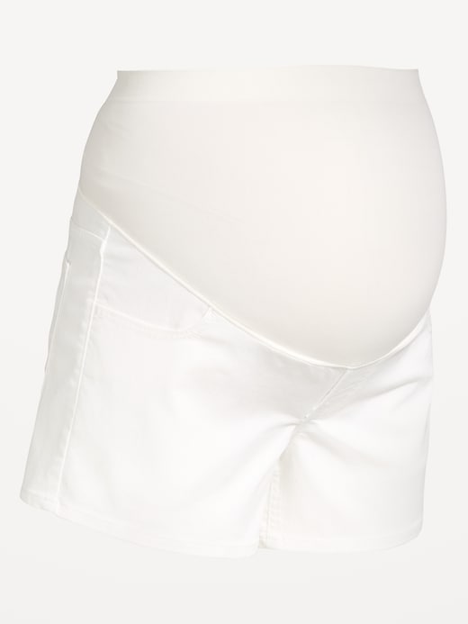 Image number 4 showing, Maternity Full-Panel Wow Short -- 4-inch inseam