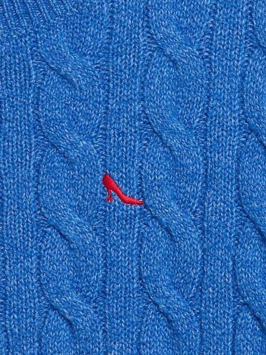 Image number 5 showing, Old Navy x The Devil Wears Prada SoSoft Cerulean Cable-Knit Sweater