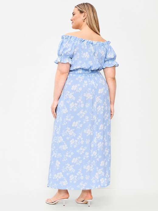 Image number 10 showing, Off-The-Shoulder Boho Maxi Dress