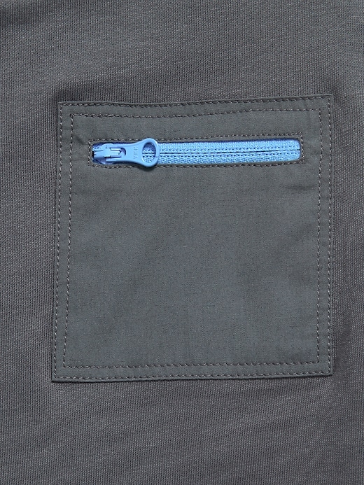 Image number 2 showing, Oversized Short-Sleeve Utility Pocket T-Shirt for Toddler Boys