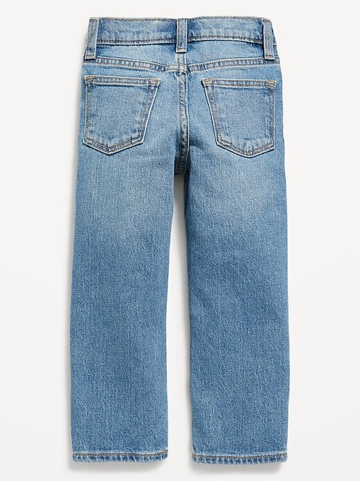 Image number 2 showing, Straight Ripped Stretch Jeans for Toddler Boys