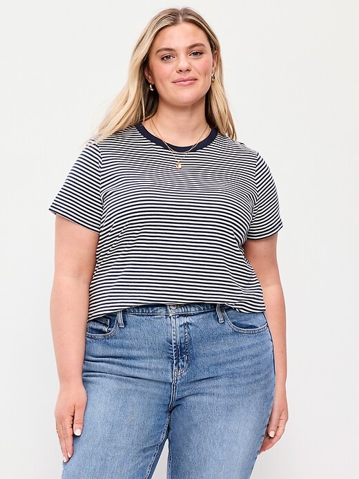 Image number 7 showing, EveryWear Crew-Neck Striped T-Shirt