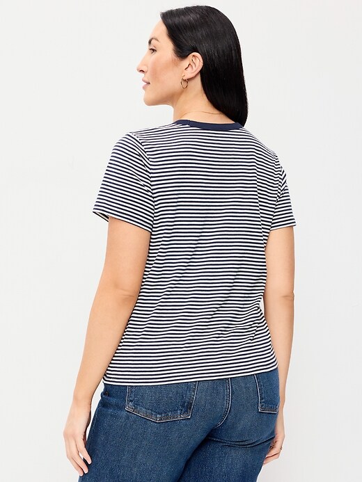 Image number 6 showing, EveryWear Crew-Neck Striped T-Shirt