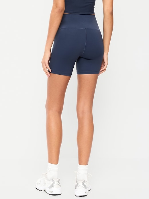Image number 2 showing, High-Waisted StudioSmooth Biker Shorts -- 6-inch inseam