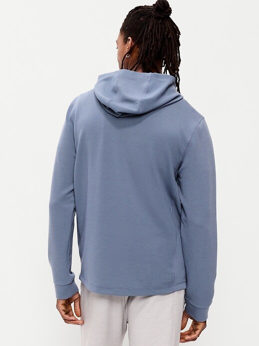 L'image numéro 2 présente Chandail à capuchon en tissu gaufré PureDétente