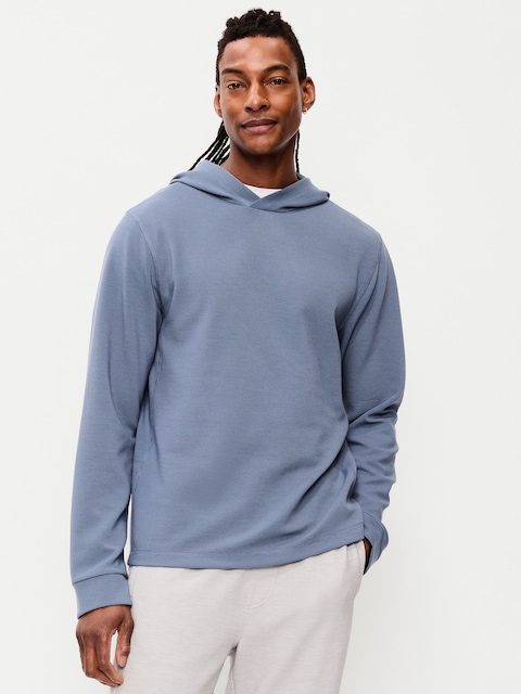 CHANDAIL À CAPUCHON EN TISSU GAUFRÉ PUREDÉTENTE