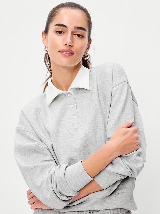 L'image numéro 5 présente Polo en Molleton dynamique piqué