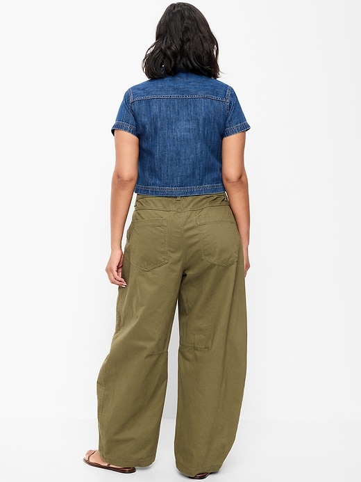 Image number 7 showing, Mid-Rise Barrel Chino Pants