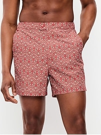 Image number 1 showing, Tailored Swim Trunks -- 5-inch inseam