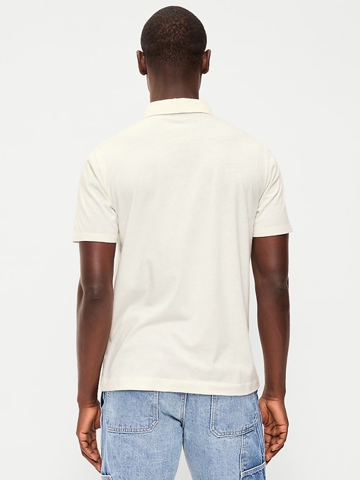 L'image numéro 2 présente Polo en jersey coupe classique