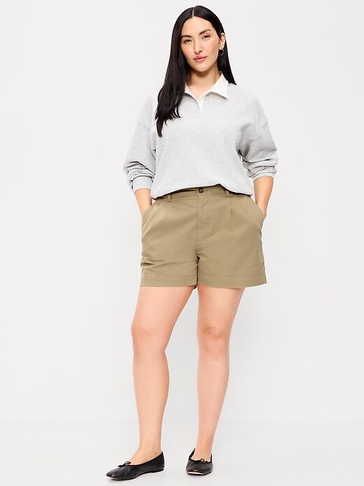 Image number 6 showing, High-Waisted OGC Chino Shorts -- 4-inch inseam