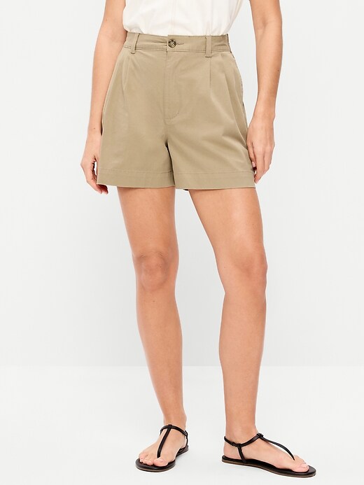Image number 2 showing, High-Waisted OGC Chino Shorts -- 4-inch inseam