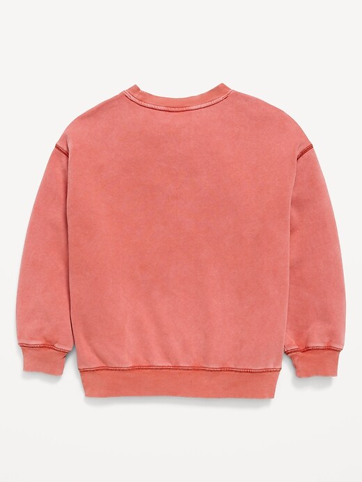 Image number 3 showing, Oversized Fleece Sweatshirt for Boys