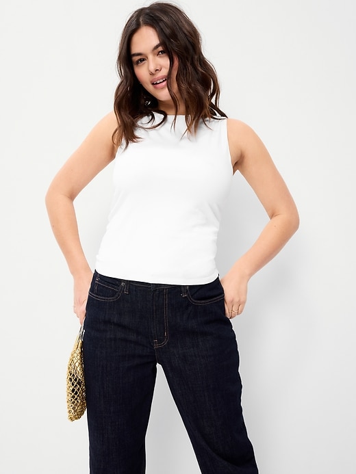 Image number 3 showing, Hug Double-Layer Boat-Neck Top