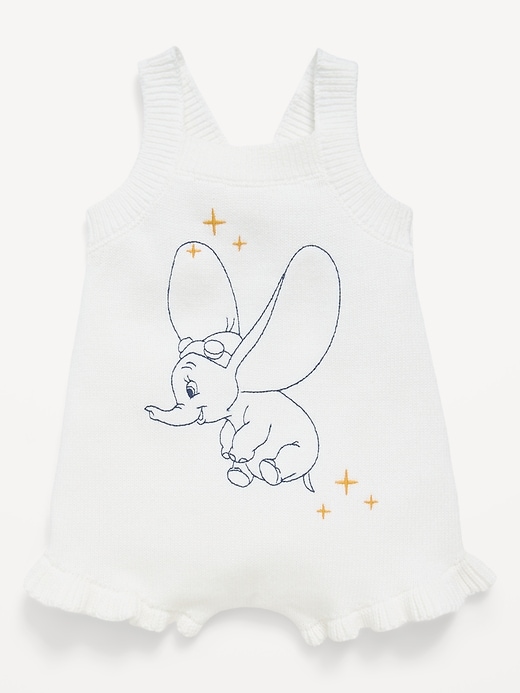 Image number 1 showing, Disney© Dumbo Sweater-Knit Romper for Baby