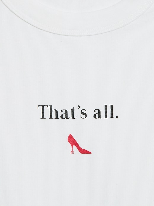 Image number 4 showing, Old Navy x The Devil Wears Prada Snug Crop T-Shirt