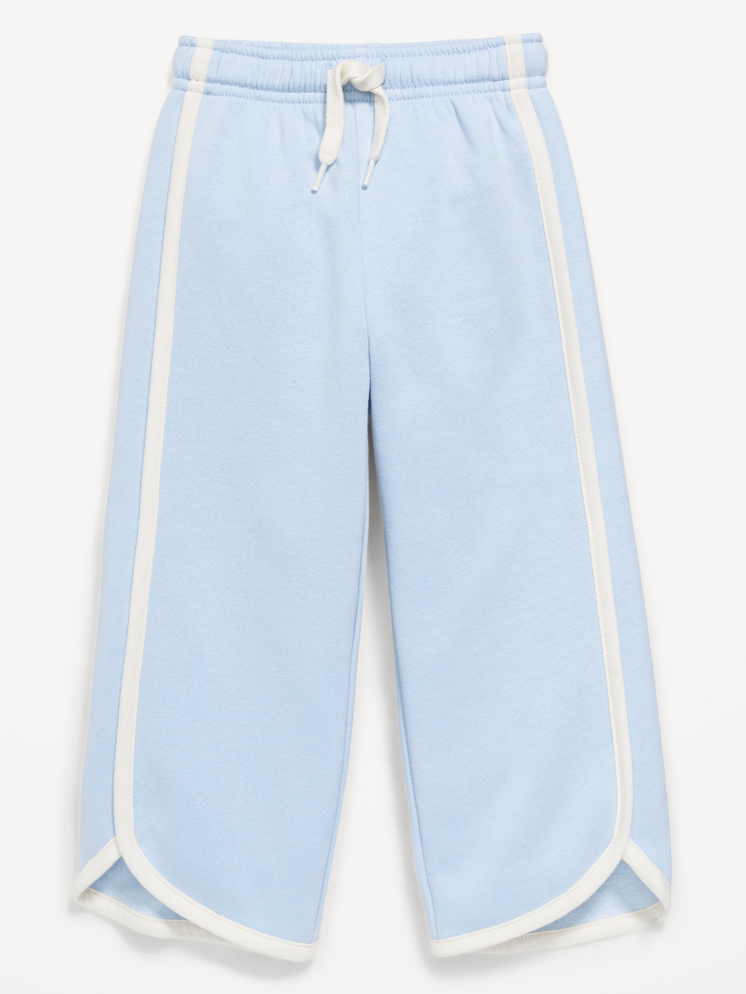 Dolphin-Hem Cropped Sweatpants for Toddler Girls