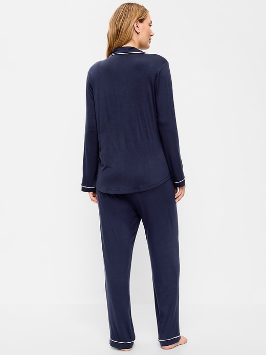 L'image numéro 3 présente Pyjama classique de maternité