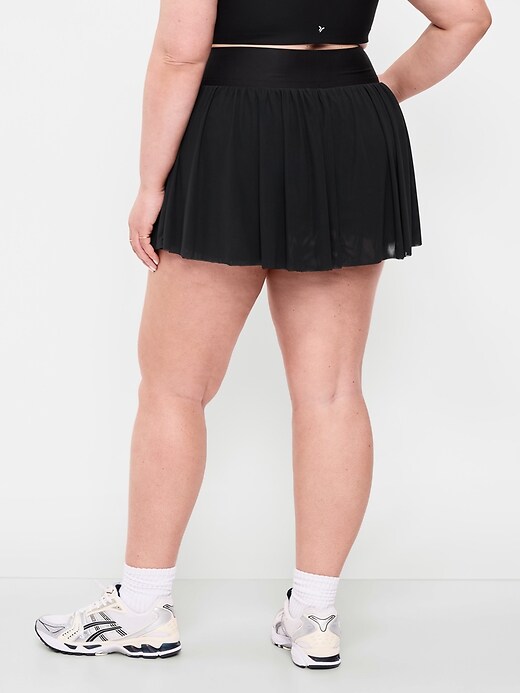 Image number 5 showing, High-Waisted Mesh Skort