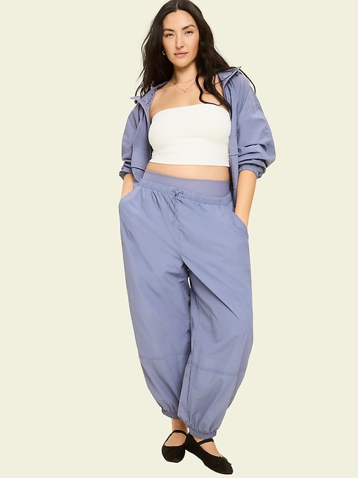 Image number 1 showing, Pull-On Windbreaker Parachute Pants