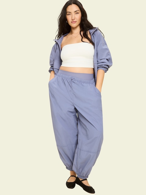 Pull-On Bubble Windbreaker Pants