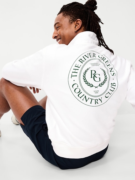 L'image numéro 3 présente Chandail en molleton à glissière au quart Première nécessité