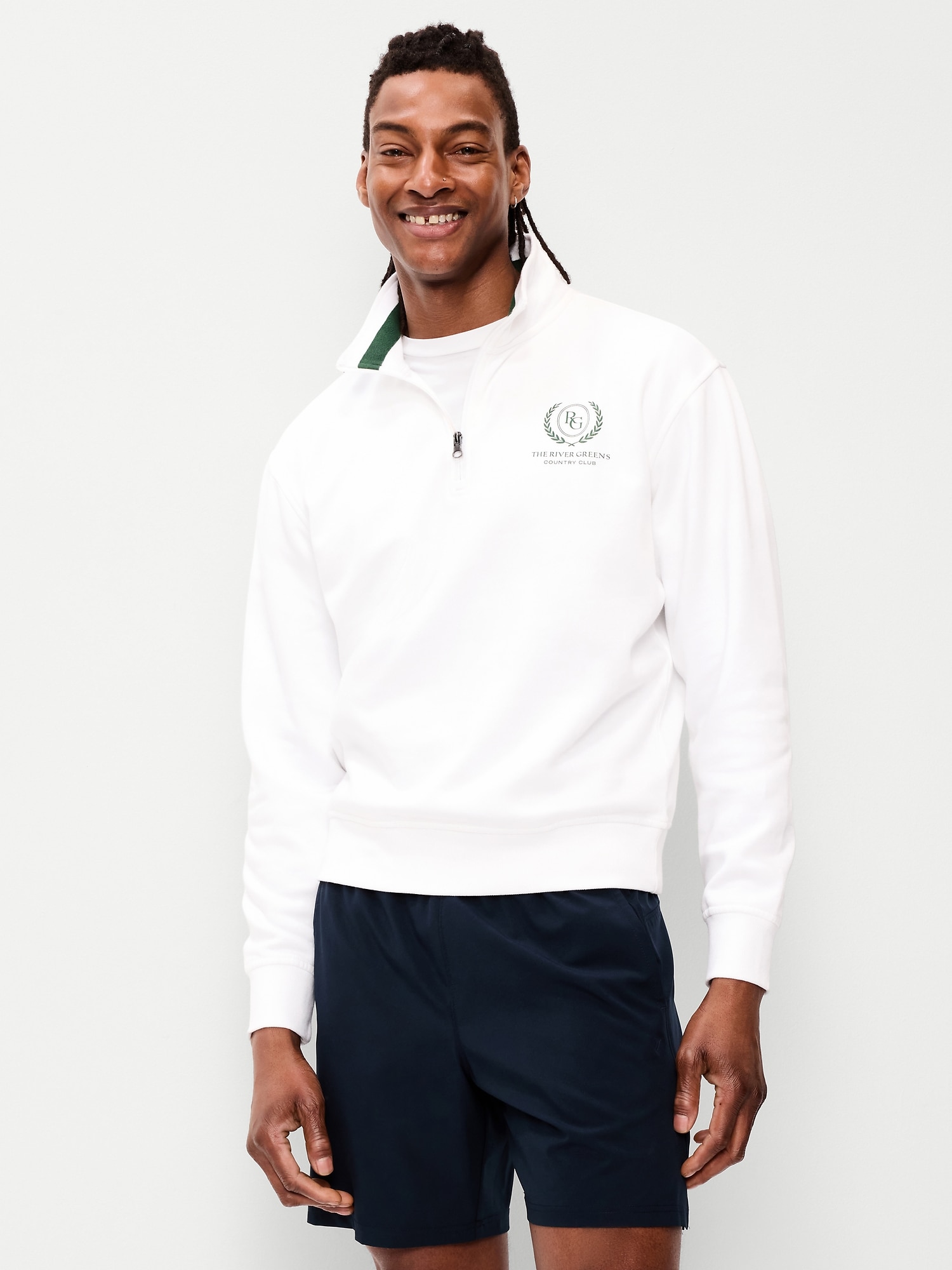 Rotation Fleece Graphic Quarter Zip