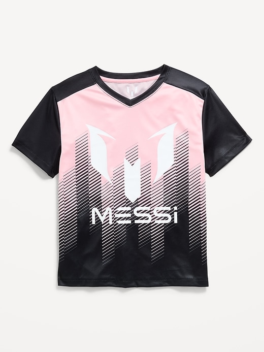L'image numéro 2 présente T-shirt en jersey à imprimé de Messi™ pour garçon