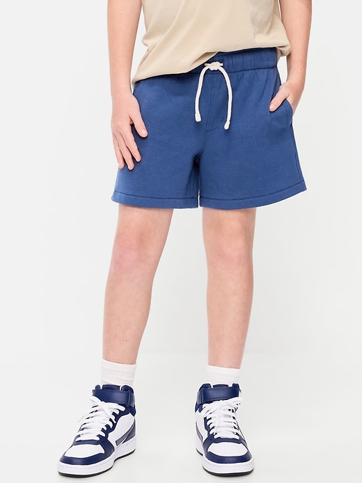 Image number 1 showing, Below Knee Fleece Jogger Shorts for Boys