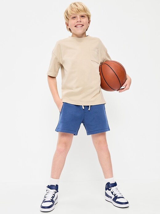 Image number 3 showing, Below Knee Fleece Jogger Shorts for Boys