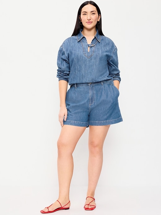 Image number 6 showing, High-Waisted OGC Chino Shorts -- 4-inch inseam