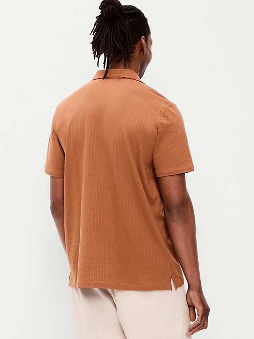 Image number 2 showing, Short-Sleeve Textured Camp Shirt