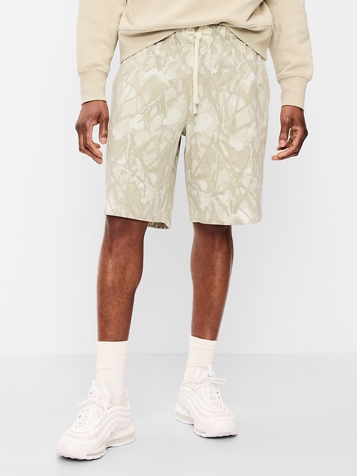 Image number 2 showing, Baggy Fleece Sweat Shorts -- 10-inch inseam