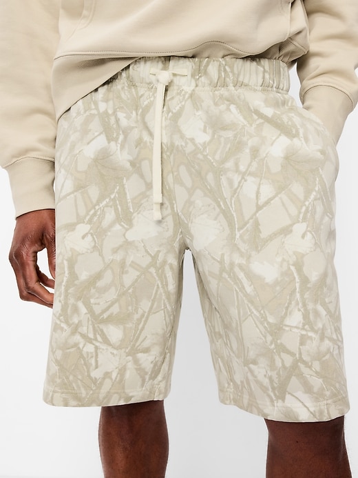 Image number 4 showing, Baggy Fleece Sweat Shorts -- 10-inch inseam