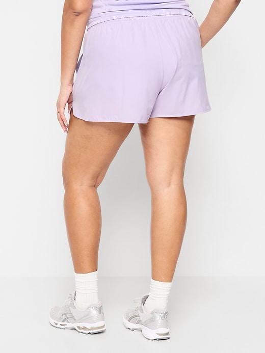 Image number 8 showing, Extra High-Waisted Crinkle Run Shorts -- 3-inch inseam