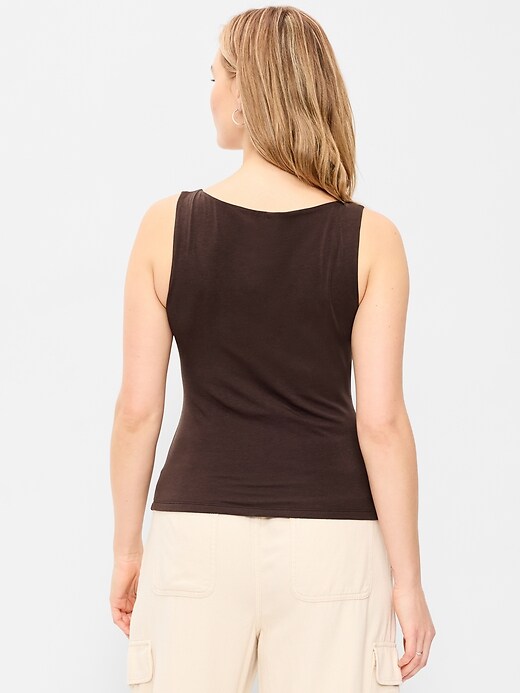 Image number 6 showing, Hug Double-Layer Boat-Neck Top