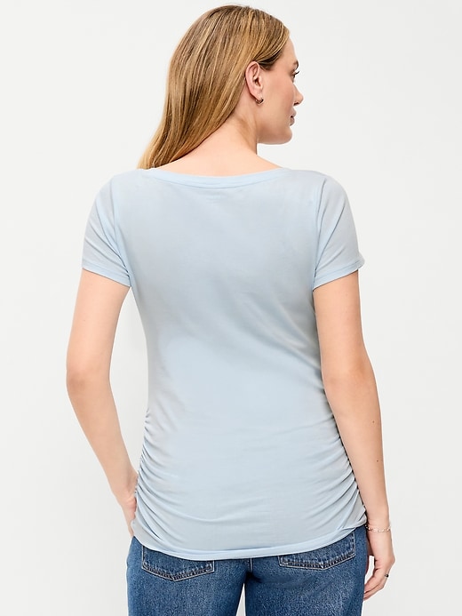 Image number 2 showing, Maternity Scoop-Neck T-Shirt
