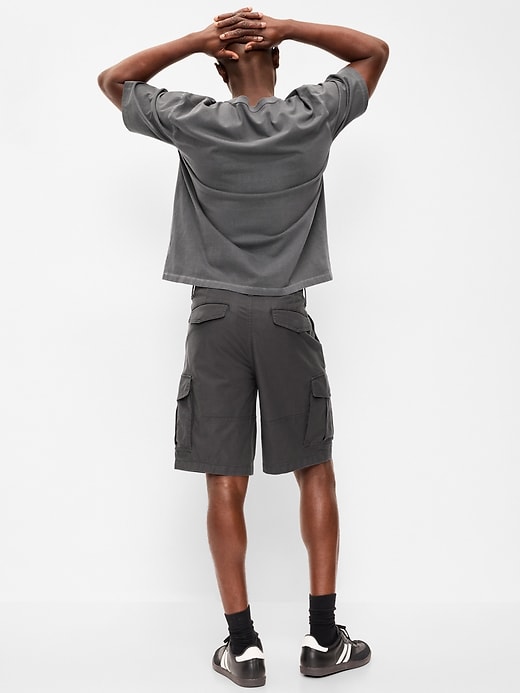 Image number 3 showing, 90's Loose Lived-In Cargo Shorts -- 10-inch inseam