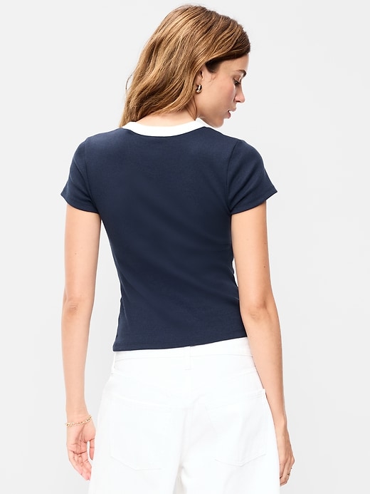 Image number 2 showing, Snug Crop T-Shirt