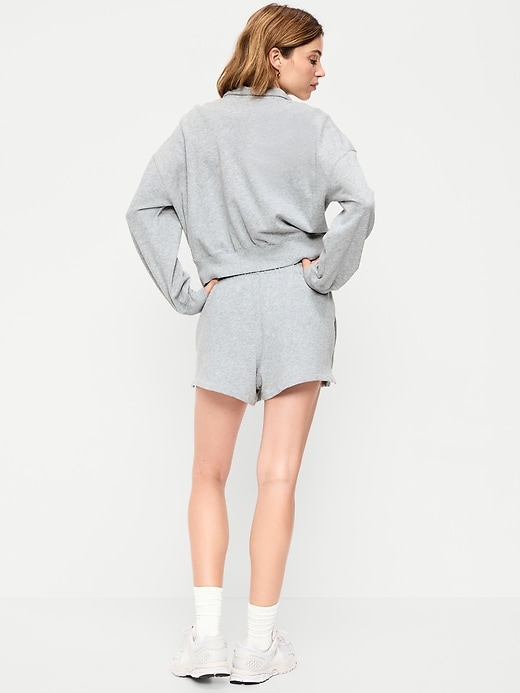 Image number 3 showing, High-Waisted Loose Logo Shorts -- 3-inch inseam
