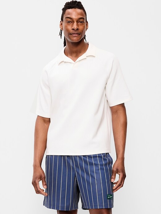 Image number 1 showing, Dynamic Fleece Short-Sleeve Polo